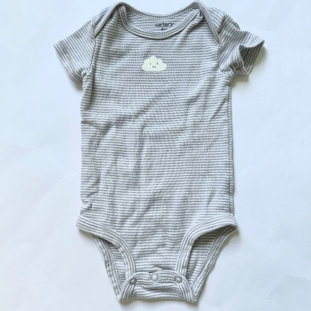 Baby Clothing Bundle 5 Piece Carter's Short Sleeve Bodysuit Onesie Set
